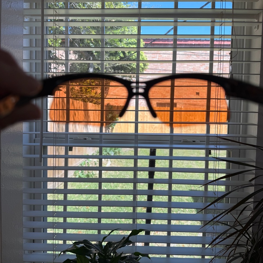 adidas Men's Black Frame Sunglasses with Orange Lenses - Picture 5 of 6